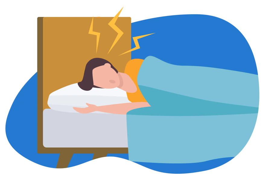 Man snurkt in zijligging